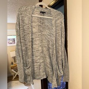 American Eagle Outfitters Heathered Gray Cardigan